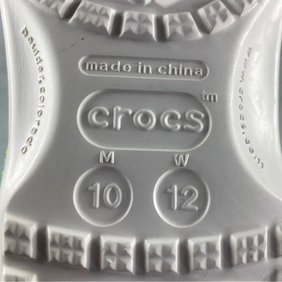 New crocs classic spray DYE MENS 10 CLOGS Tie-Dye Collection‎ Womens 12 Shoes - Picture 12 of 16